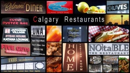 Best Calgary Lunch Spots Restaurants Collage