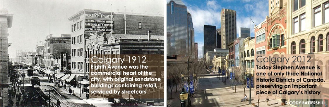 History of Calgary Then nd Now 1912