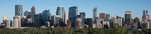 Calgary Inner City Skyline