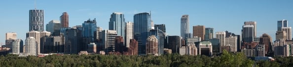 Calgary Skyline and Inner City North Area