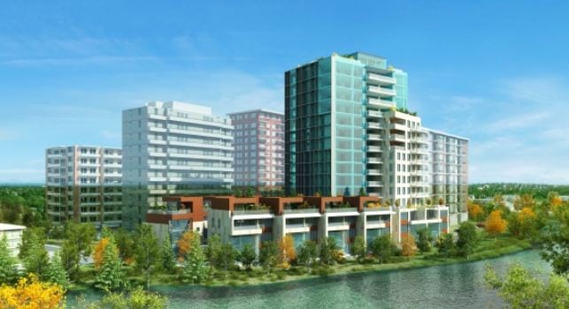 The River Luxury Condos in Mission Calgary