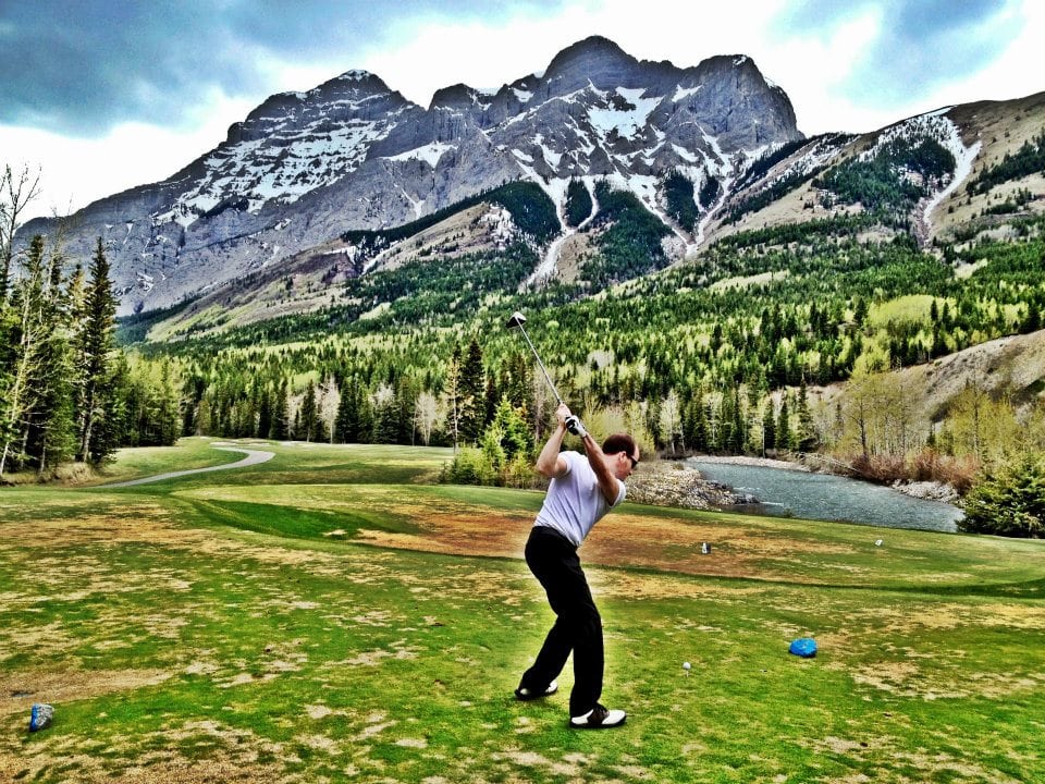 Golfing in Canmore Alberta