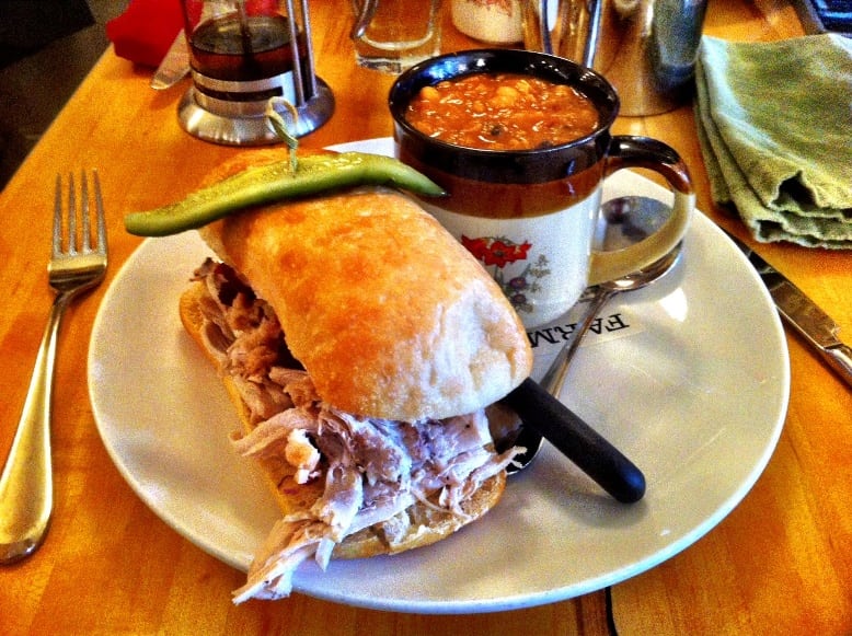 FARM Calgary Restaurant - Soup and Sandwich