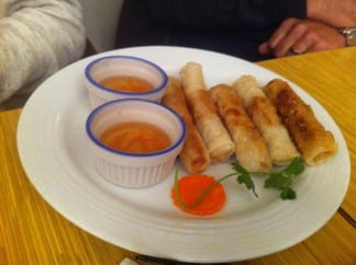 Lemongrass West Calgary Spring rolls