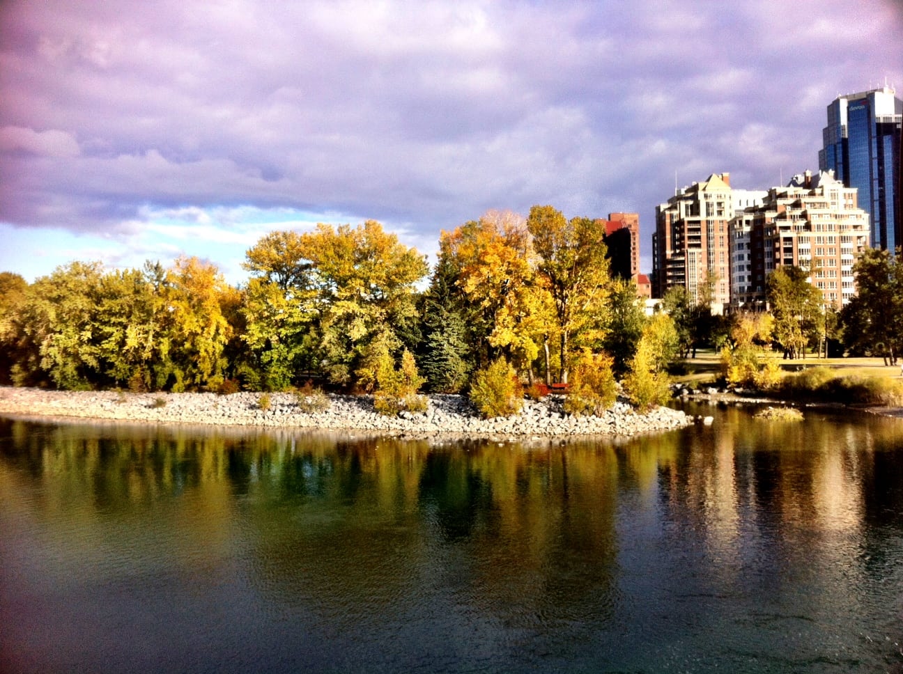 Prince's Island Park in downtown Calgary