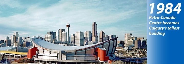 Calgary Skyline History 1984