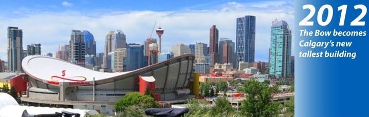 Calgary Skyline History 2012
