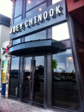 Joey Chinook Calgary Restaurant
