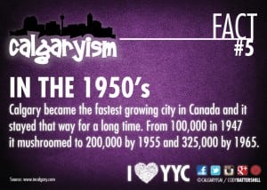 Calgary Population Growth Calgary Population Boom Infographic