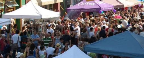 Lilac Festival Calgary Streetscape