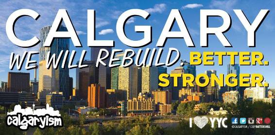 Calgaryism Floods Graphic We Will Rebuild