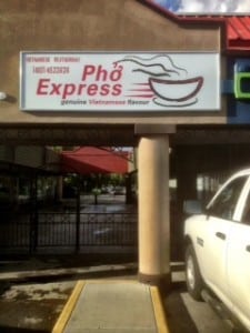 Pho Express Calgary Restaurant Mount Royal Richmond Area