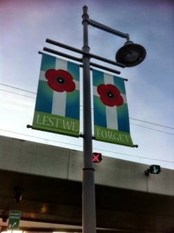 Memorial Drive Calgary - Poppy Lest We Forget