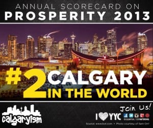 Calgary Second Prosperous World City Toronto Board of Trade