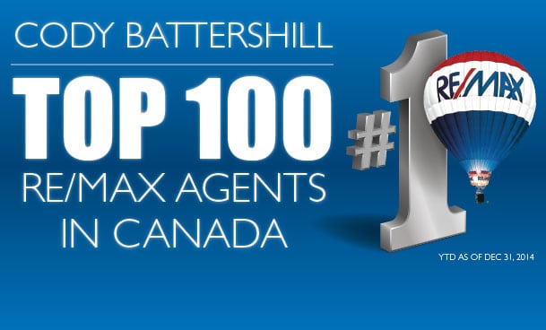 Top 100 REMAX Agents Canada Cody Battershill