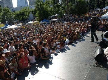 Fiestaval Calgary Festival July 2014 Stage