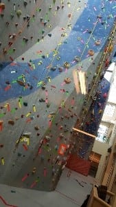 mount royal university fitness facility rock climbing wall
