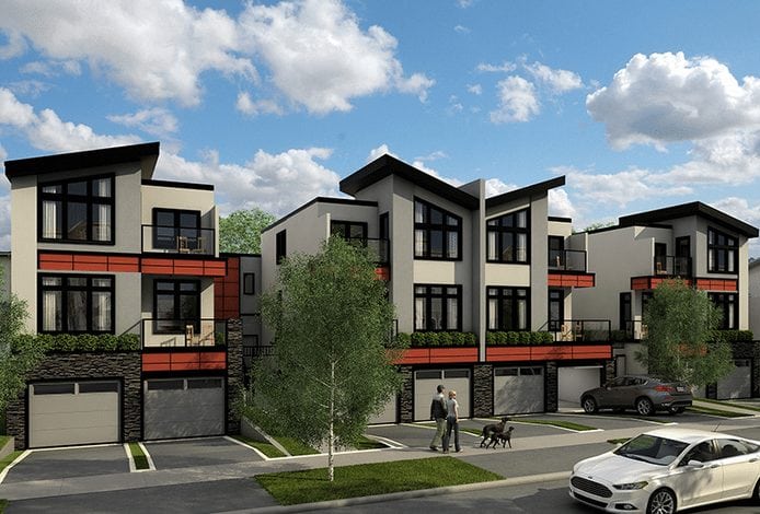 Concepts Townhomes Crescent Heights Calgary Exterior