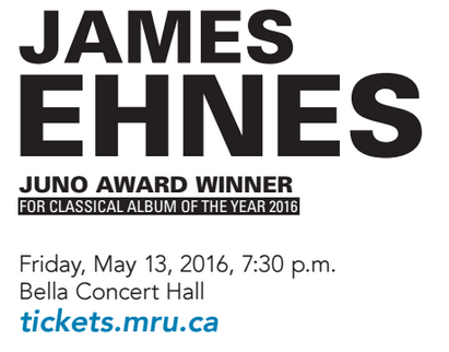 James Ehnes Concert Information May 2016