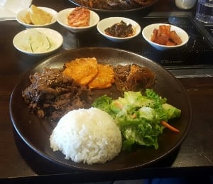 lunch special GOGI Korean BBQ restaurant NW Calgary