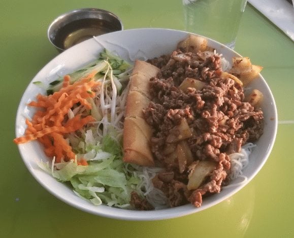 vietnamese beef bun dish southeast calgary