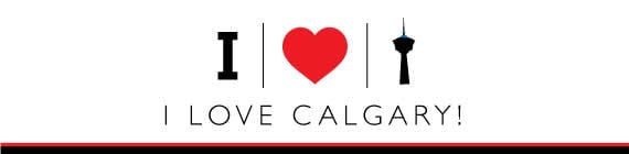 i love calgary i love yyc white