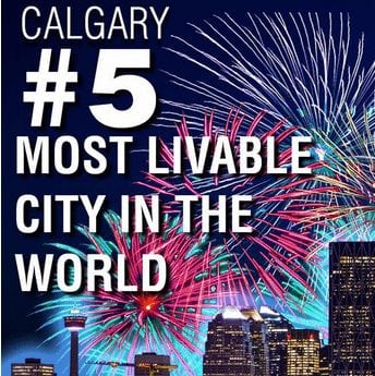 5th best city in the world calgary alberta