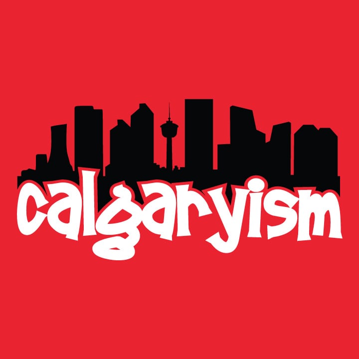 calgary background calgaryism logo graphic