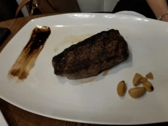 striploin modern steak steakhouse calgary northwest