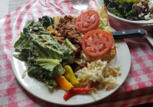 banff alberta restaurant sandwich toloulous bbq pulled pork