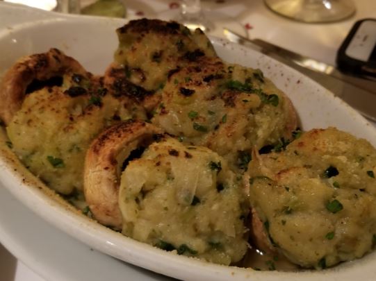 stuffed mushroom appetizer ruth's chris calgary