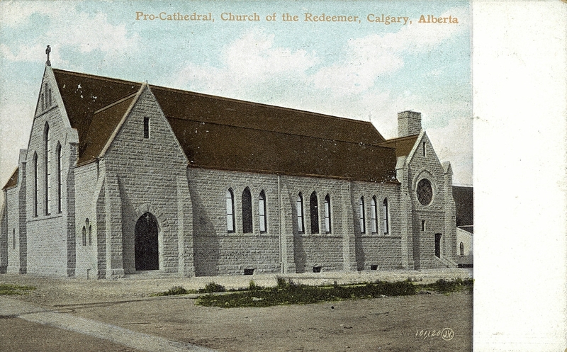 historical photo of calgary church of the redeemer
