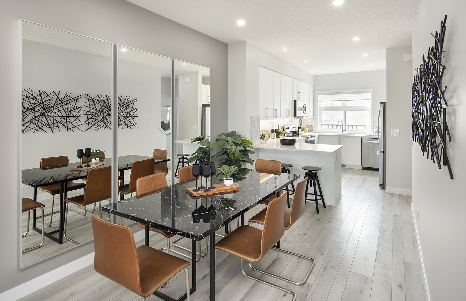 les jardins calgary townhome interior