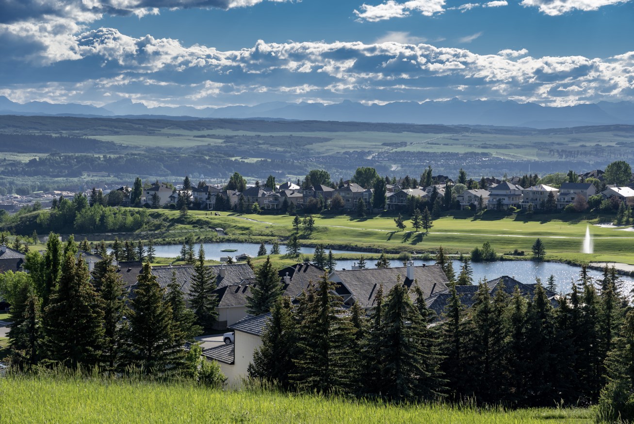 View of Glen Eagles in Cochrane, Alberta