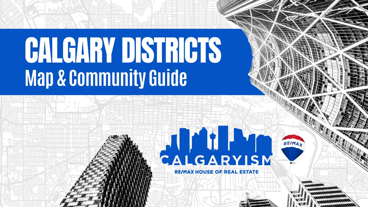 districts in Calgary - quadrants map and guide