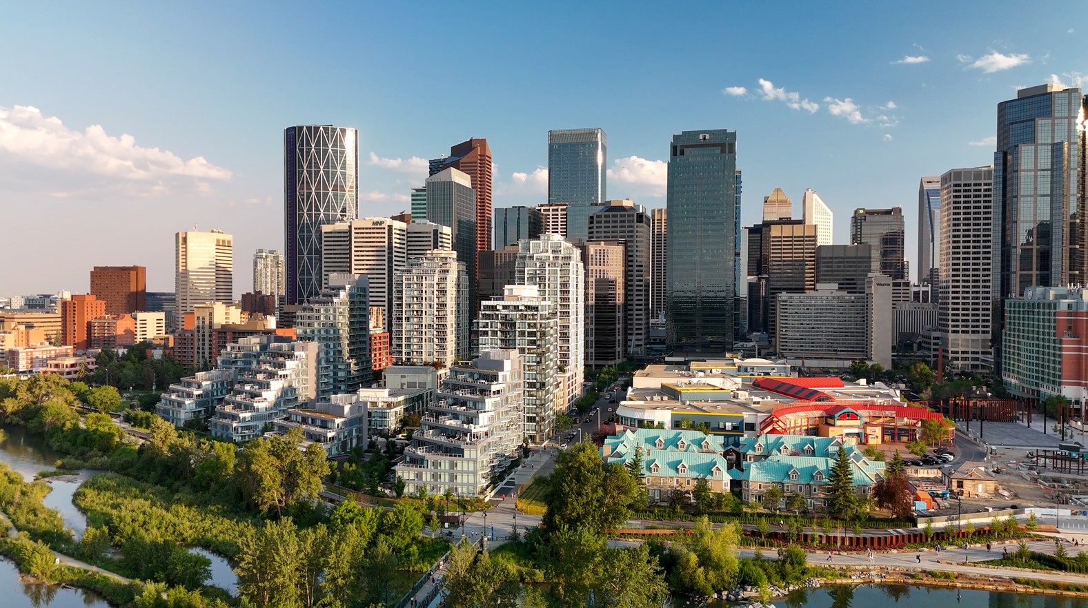 Calgary city centre district downtown skyline