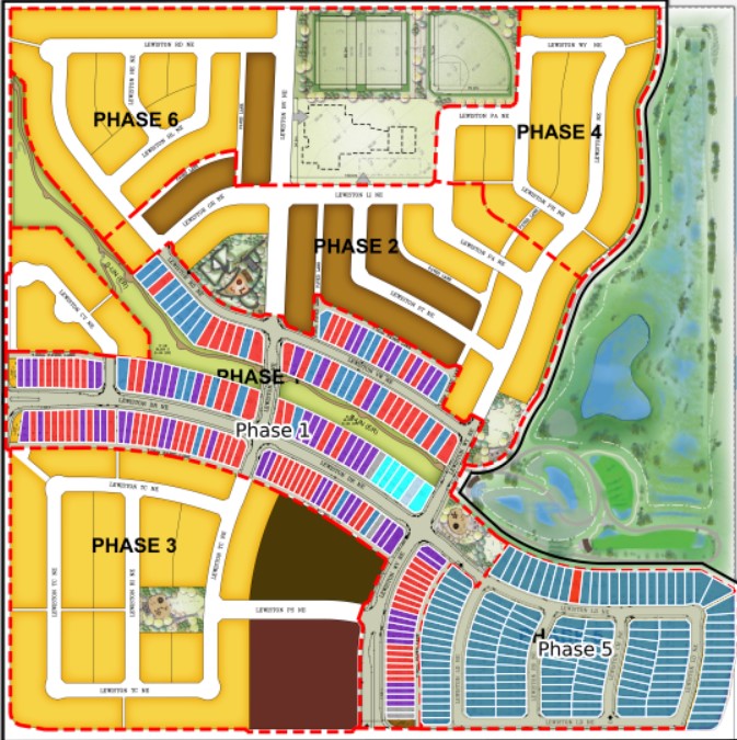 Lewiston Calgary master-plan map