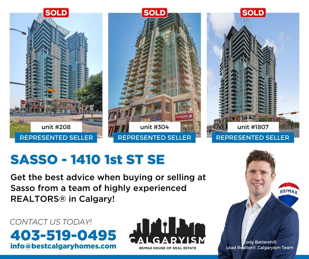 Sasso condo specialists in Calgary, Alberta