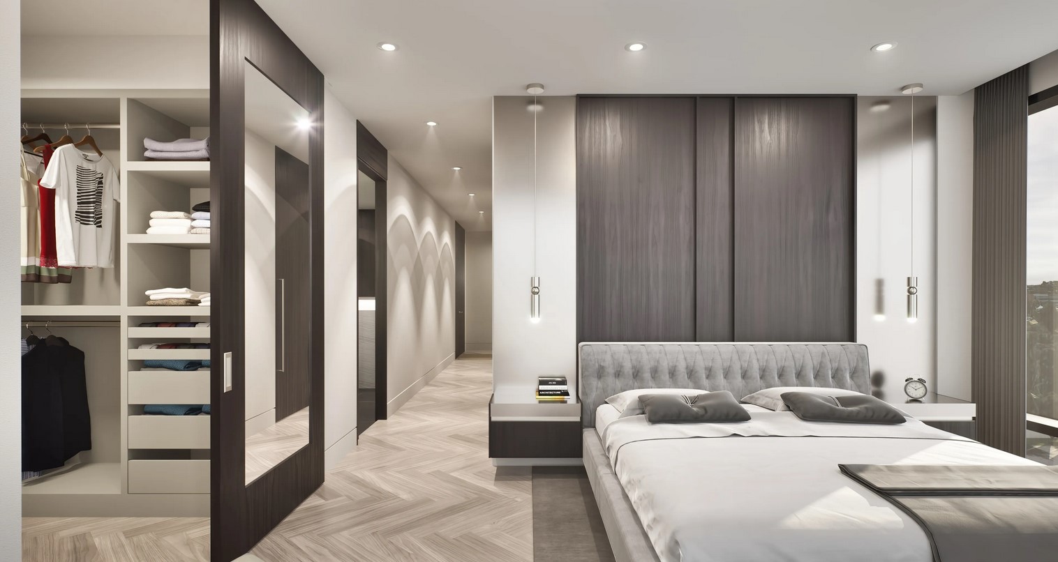 The Kenten Calgary - interior bedroom finishings