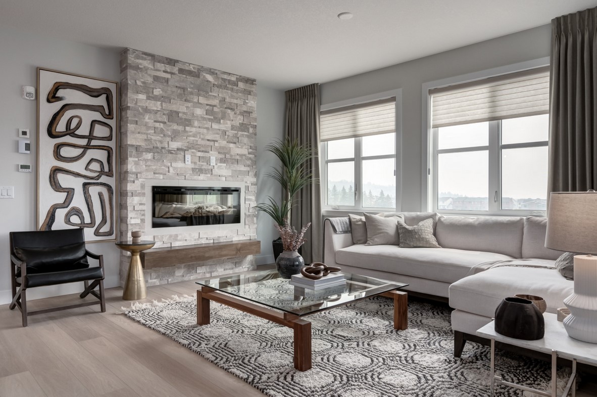 The Whitney condos - interior living room specifications